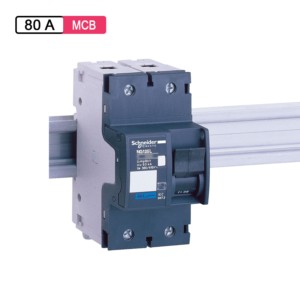 Schneider Electric Acti 9 AC MCB 80A 3M 2Pole 50kA NG125H