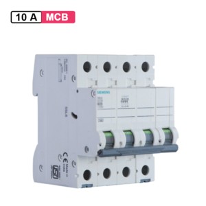 Siemens MCB 10A 4P 415V AC