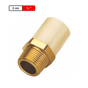 Ashirvad CPVC Male Adapter Brass Threaded MABT 0.75Inch