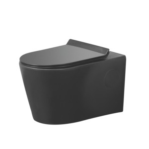 Varmora GlaceTone Colonna 550x360x360mm in-built Jet Charcoal Wall Hung Water Closet