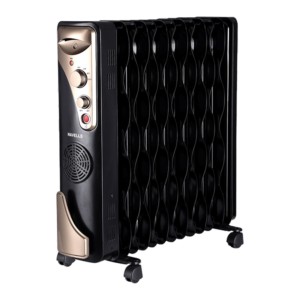 Havells Ofr 9 Wave Fins Room Heater With Fan 2400W Black