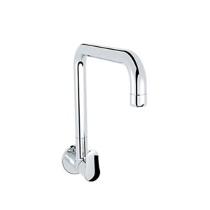 Kohler July Wall mount cold only kitchen faucet Polished chrome