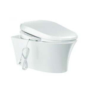 Kohler Veil Wall Hung Water Closet with C3-150 Cleansing Seat Cover White