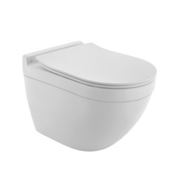 Jaquar Solo 375x520x400mm Wall Hung Water Closet with UF soft close slim seat cover