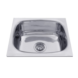 Metro Kitchen Sink 18x16x6 Large with Bowl 14.5x12.5