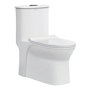 Cera Cartin S Trap 700x405x755 Snow White One Piece Water Closet with Duroplast slim seat cover and twin 4D flush