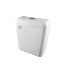 Parryware Slimline Pro Virtic 6-3L Dual Flush White Polymer Cistern