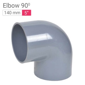 Star PVC Elbow 90° 140mm 5inch