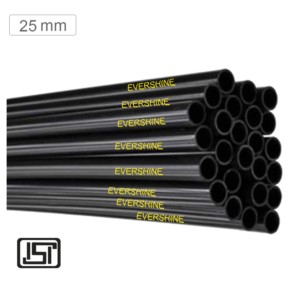 Evershine 25mm Pipe Black ISI Light