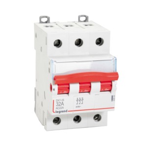 Legrand DX3 Isolators 32A Triple Pole 415V