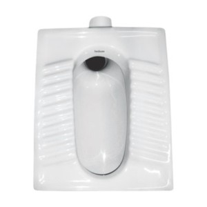 Hindware Orissa Pan Popular 51x41 Star White squatting pan
