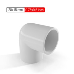 Finolex ASTM Reducing Elbow 90° 20x15mm 0.75x0.5inch