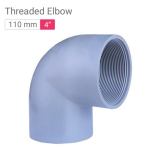 Star PVC Threaded Elbow 110mm 4inch
