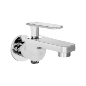 Eauset Dora Two Way Bib Cock in Single Control System with Wall Flange